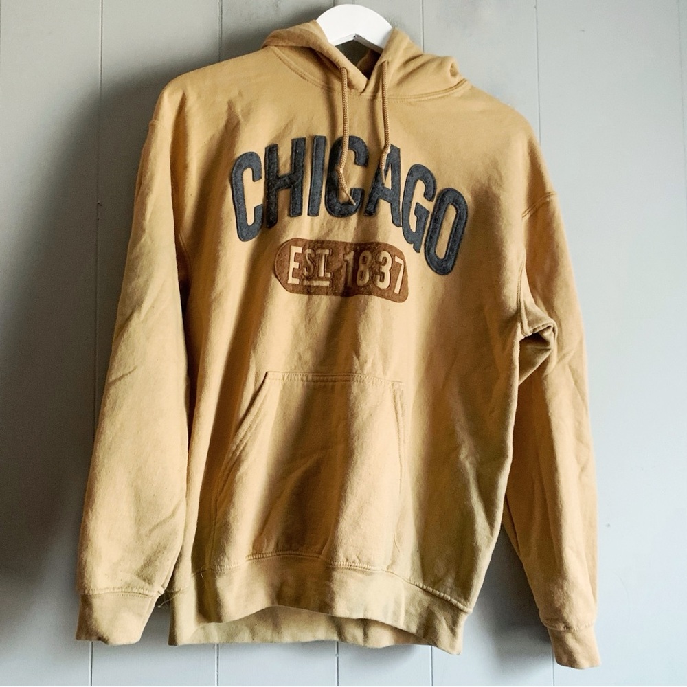 Love From Chicago Graphic Heavyweight Tourist Hoodie M